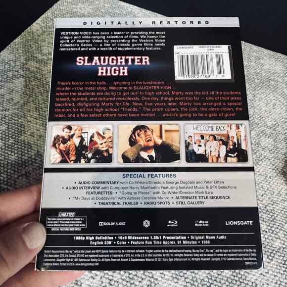 Slaughter High (Vestron Video Collector's Series) (Blu-ray, 1987) - Picture 2 of 3